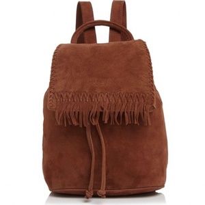 🤩 HOST PICK 🤩 Liebeskind brown boho fringe suede backpack